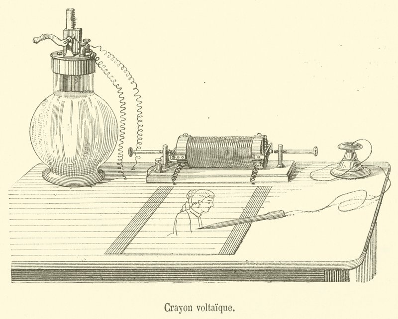 Crayon voltaïque - French School