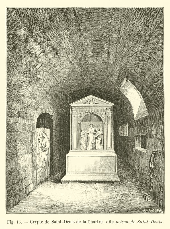 Crypte de Saint-Denis de la Chartre, dite prison de Saint-Denis - French School