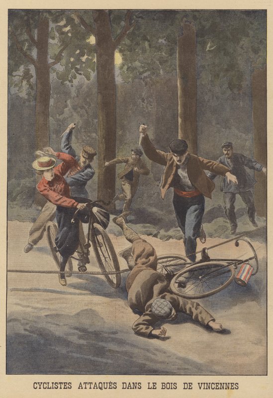 Cyclistes attaqués dans le Bois de Vincennes à Paris - French School