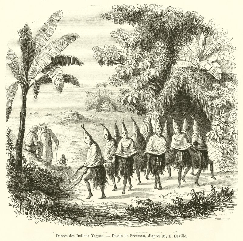 Danses des Indiens Yaguas - French School