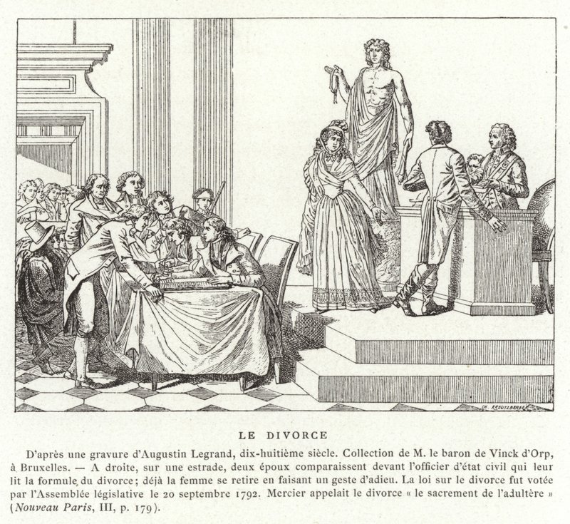 Divorce en France révolutionnaire - French School