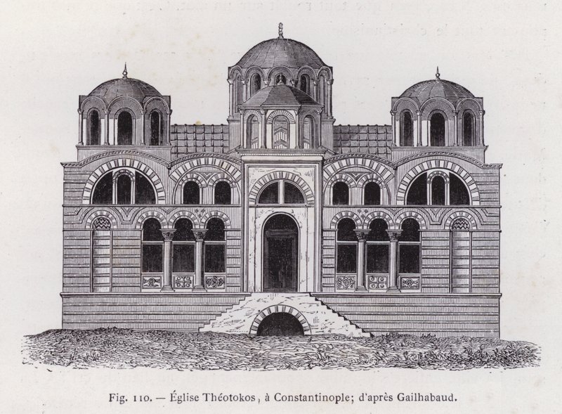 Église Theotokos, à Constantinople; d