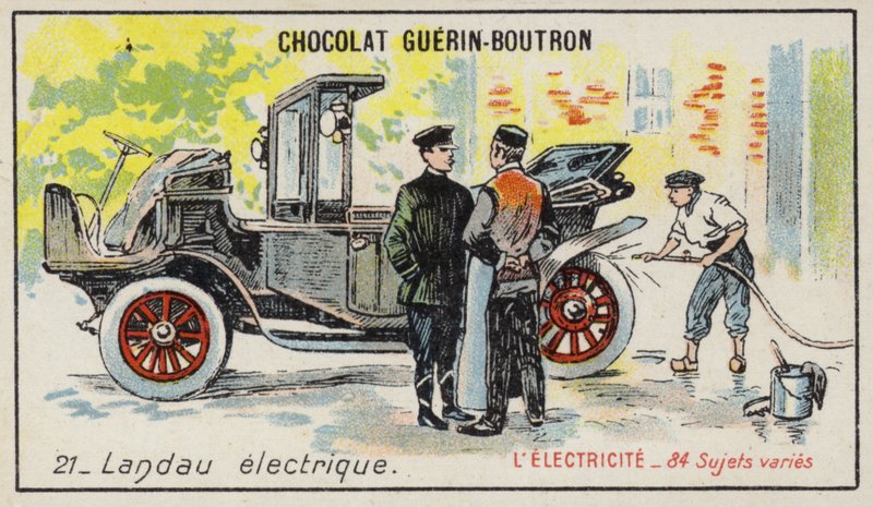 Landau électrique (chromolithographie) - French School