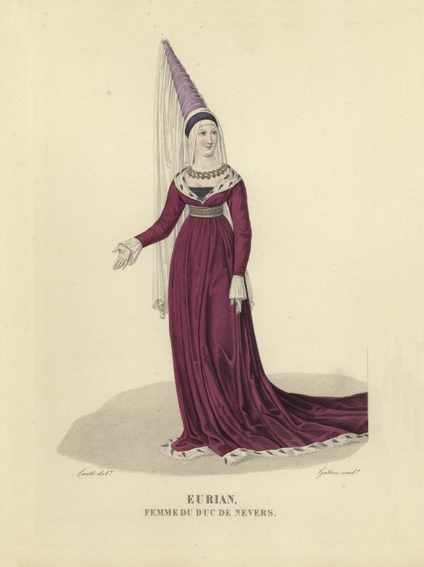 Eurian, épouse du duc de Nevers - French School