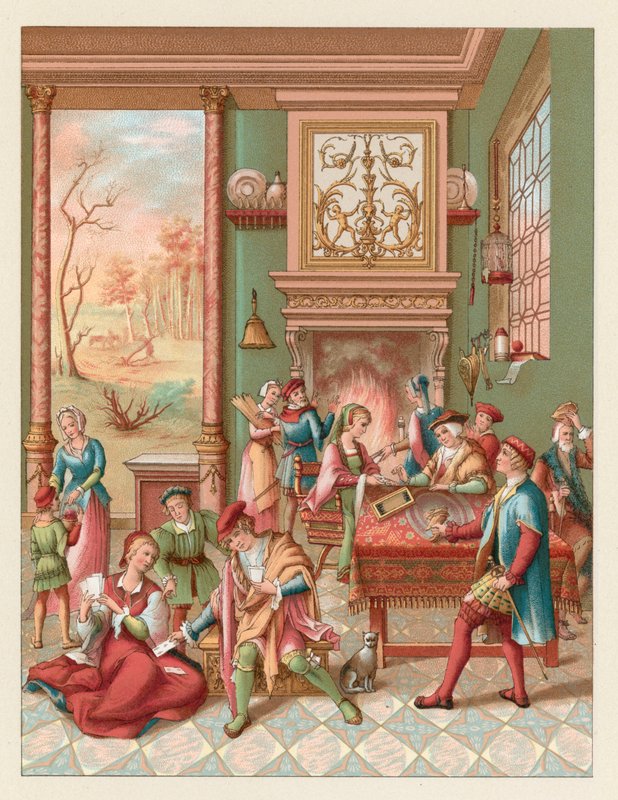 Costume européen XV-XVIe siècle - French School