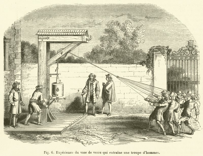 Expérience du vase de verre qui entraîne une troupe d
