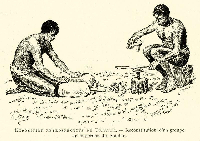 Exposition rétrospective du Travail, reconstitution d