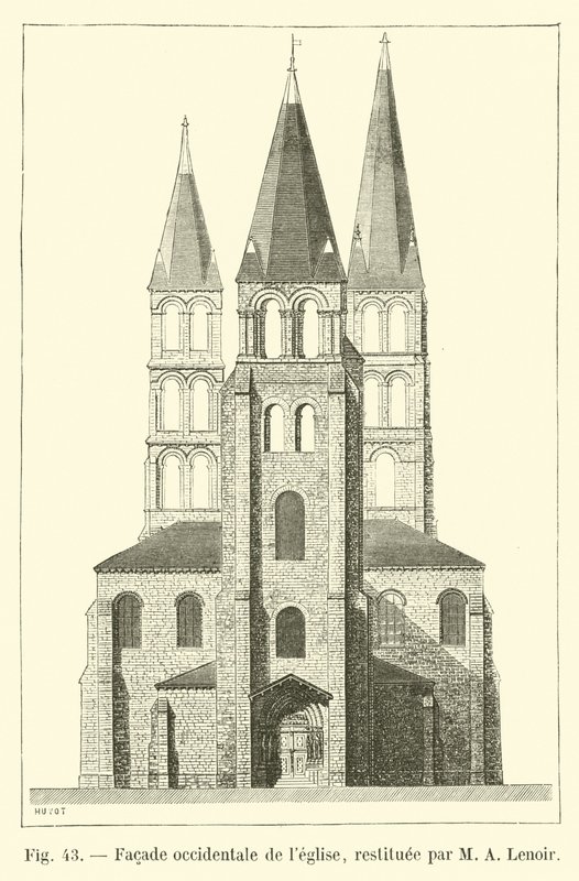 Façade occidentale de l