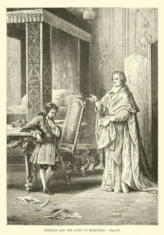 Fénelon et le duc de Bourgogne - French School