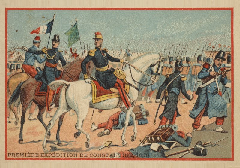 Première expédition française à Constantine, 1836 - French School