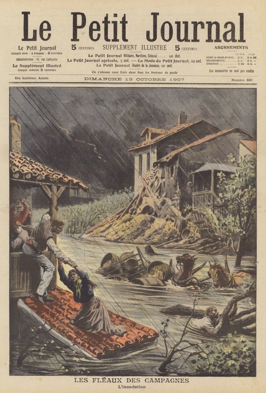 Inondations dans le sud de la France - French School