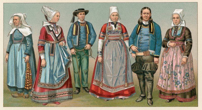 Costume de France - French School