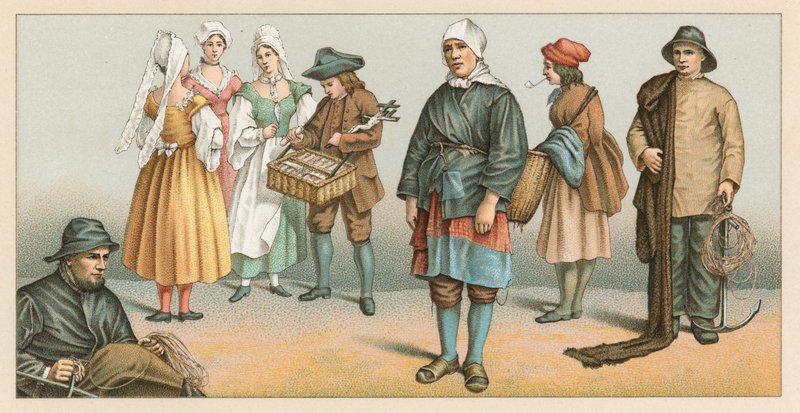 Costume français du XIXe siècle - French School