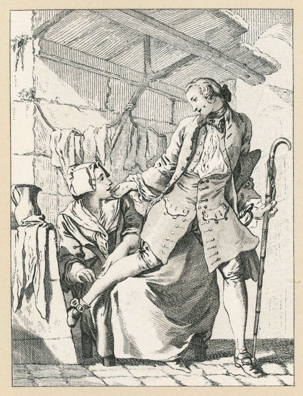 Costume français XVIIIe siècle - French School