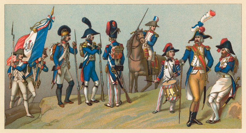 Costume français du XVIIIe siècle - French School