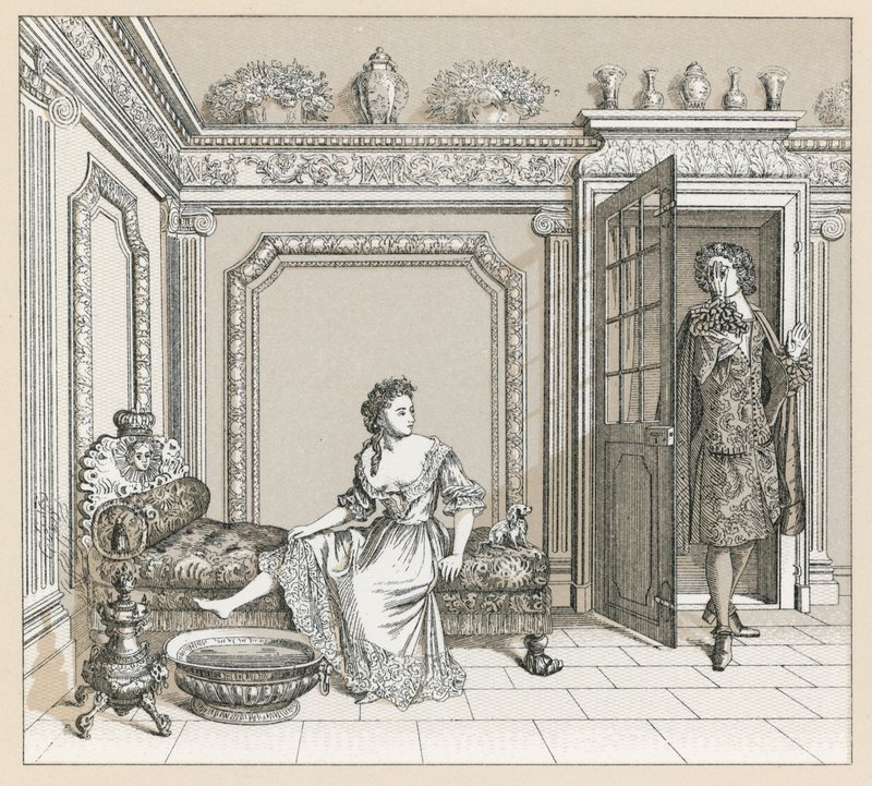 Costume du XVIIe siècle en France - French School