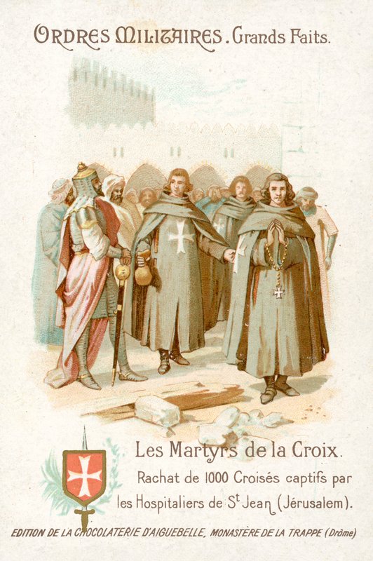 Libération de 1000 croisés capturés par les Chevaliers Hospitaliers, Jérusalem - French School