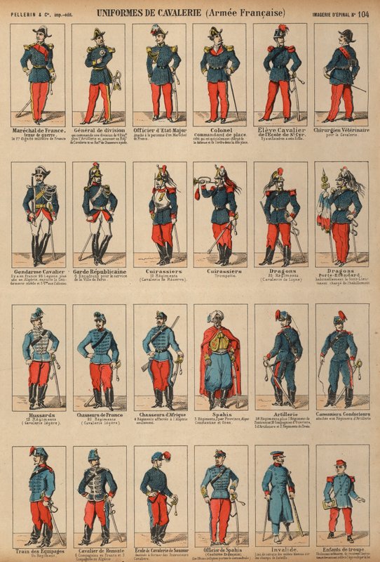 Uniformes de la cavalerie de l