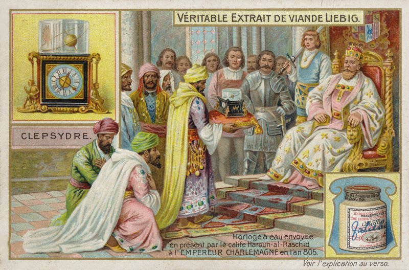 Extrait de viande français (Bouillon), Empereur Charlemagne - French School