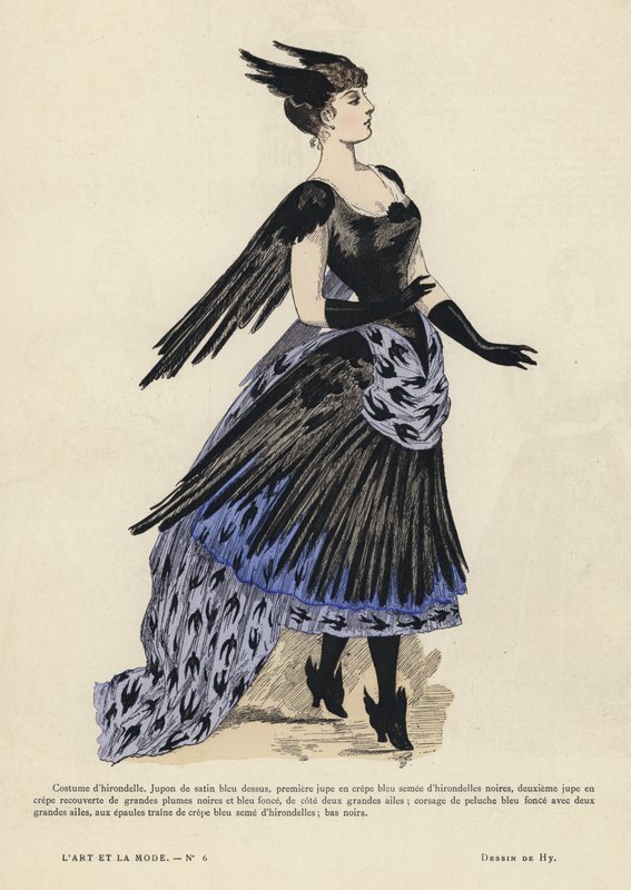 Planche de mode française - French School