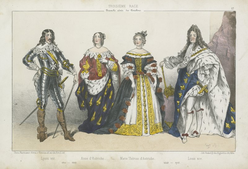 Rois et reines de France de la branche aînée des Bourbons - French School