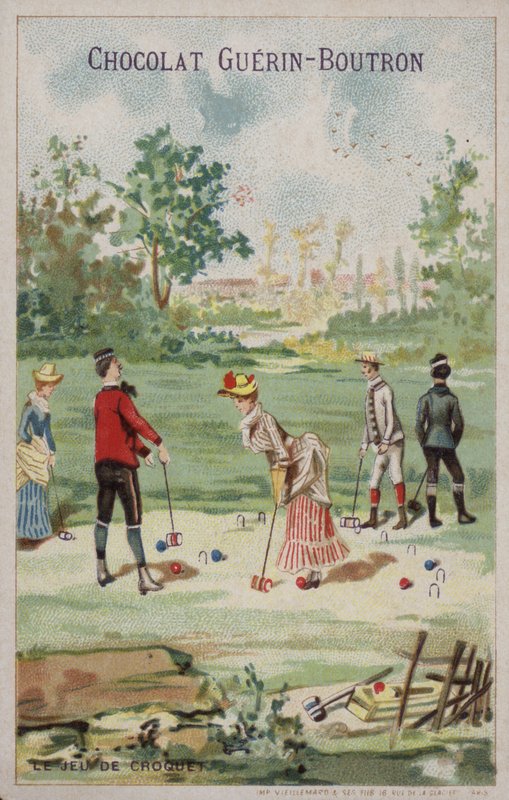 Partie de croquet - French School