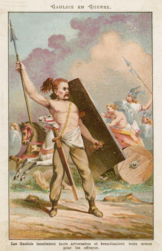 Guerriers gaulois - French School