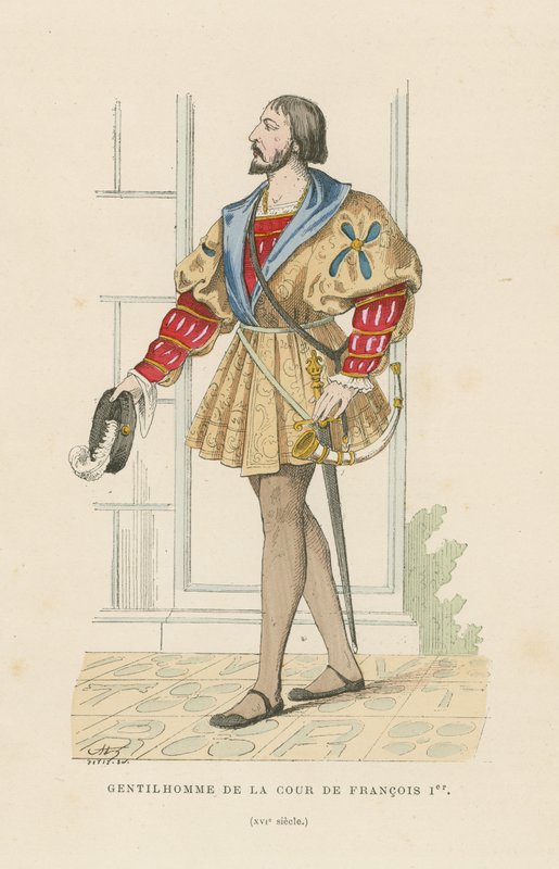 Gentilhomme de la cour de François Ier de France - French School