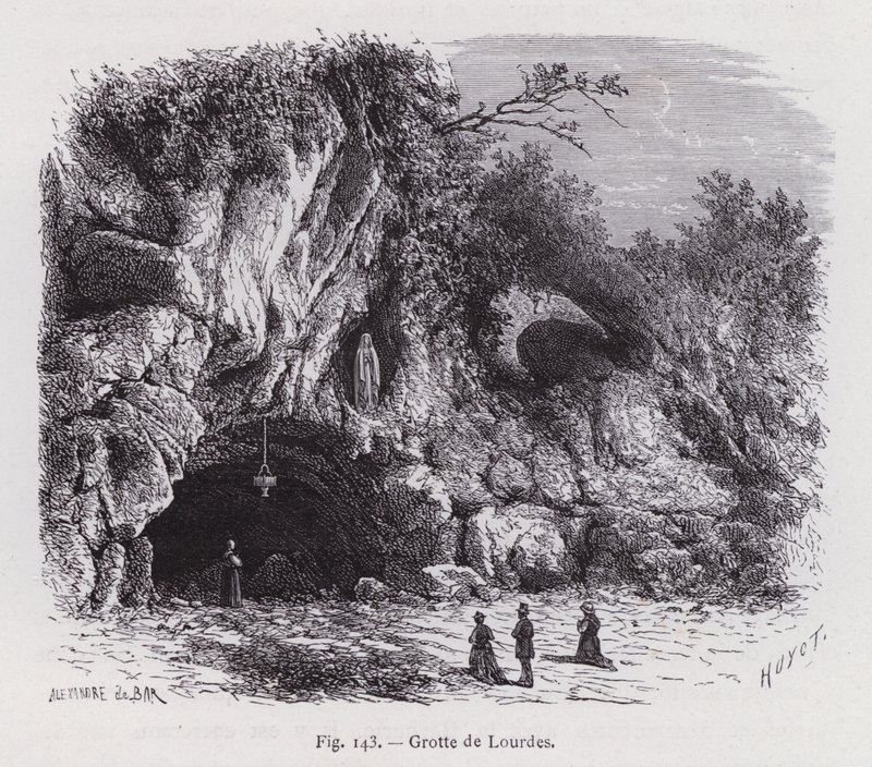 Grotte de Lourdes - French School