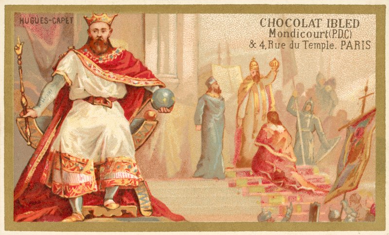 Hugues Capet, roi des Francs - French School