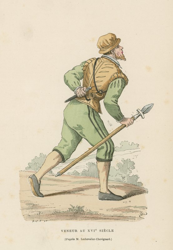 Chasseur, XVIe siècle - French School