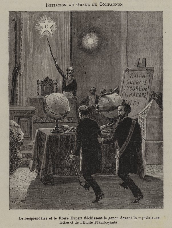 Initiation au degré de compagnon - French School