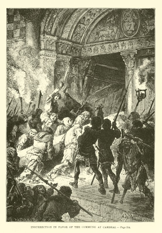 Insurrection en faveur de la Commune à Cambrai - French School