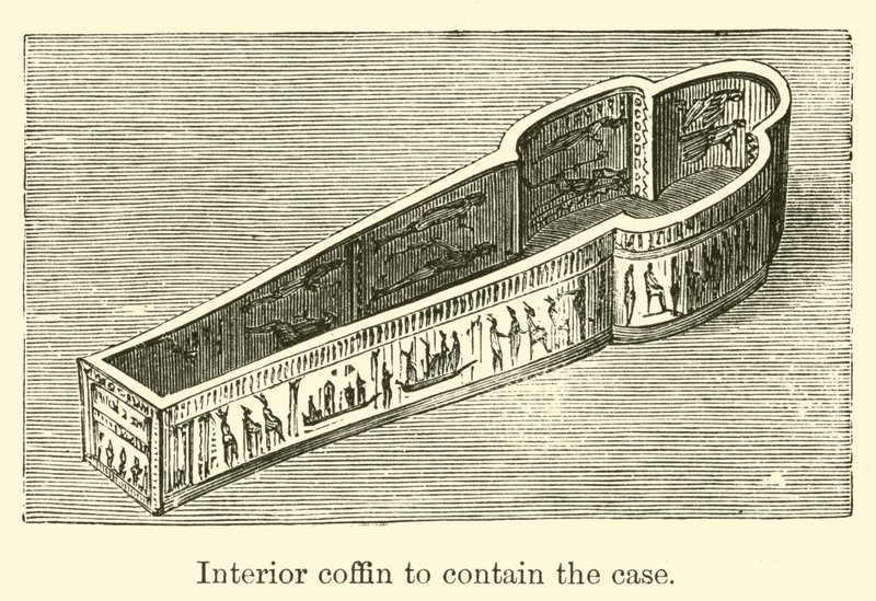 Cercueil intérieur pour contenir le cas - French School