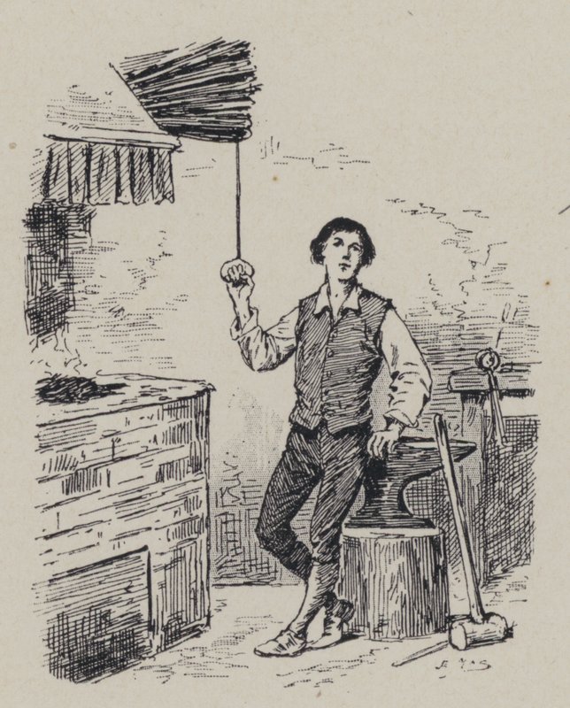 Le compositeur italien Gioachino Rossini enfant (gravure) - French School