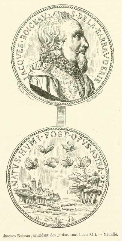 Jacques Boiceau, intendant des jardins sous Louis XIII, Médaille - French School