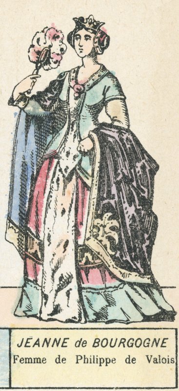 Jeanne de Bourgogne, Femme de Philippe de Valois - French School