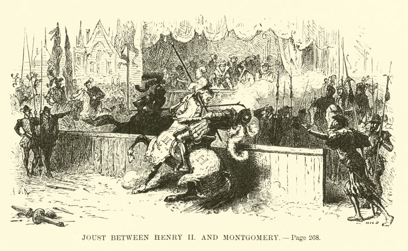 Joute entre Henri II et Montgomery - French School
