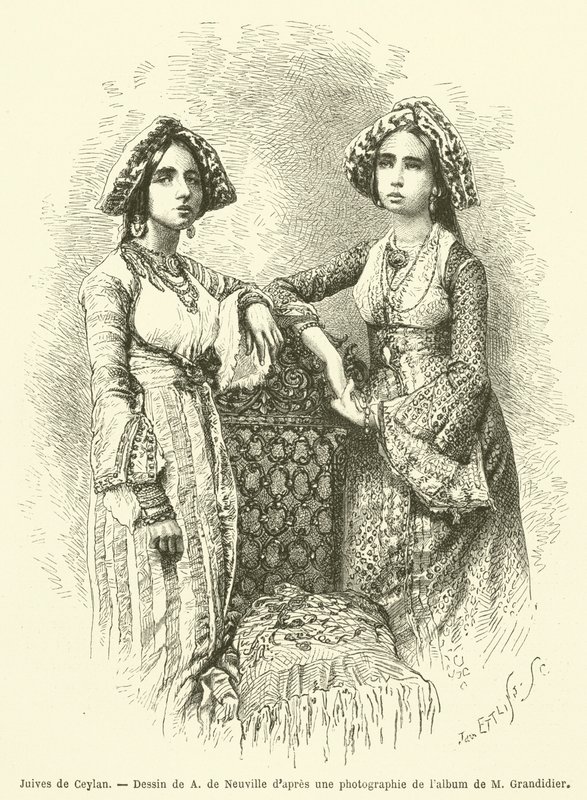 Juives de Ceylan - French School