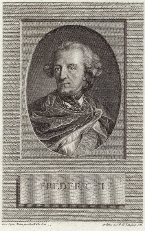 Le roi Frédéric II de Prusse - French School