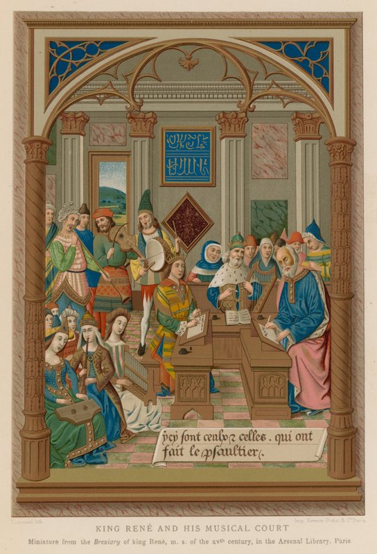 Le roi René et sa cour musicale - French School