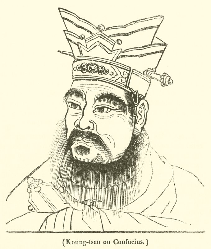 Koung-tseu ou Confucius - French School