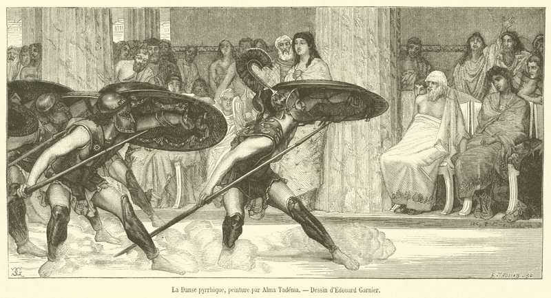 La Danse pyrrhique - French School