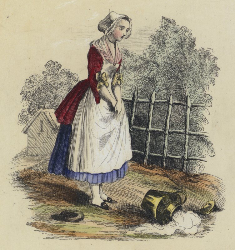 La Laitière et le Pot au Lait - French School