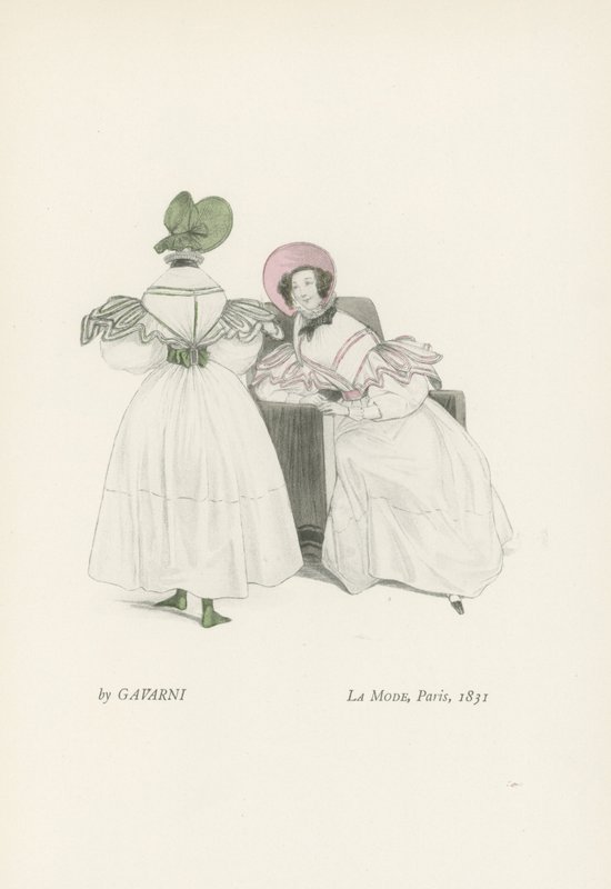 La Mode, Paris, 1831 - French School