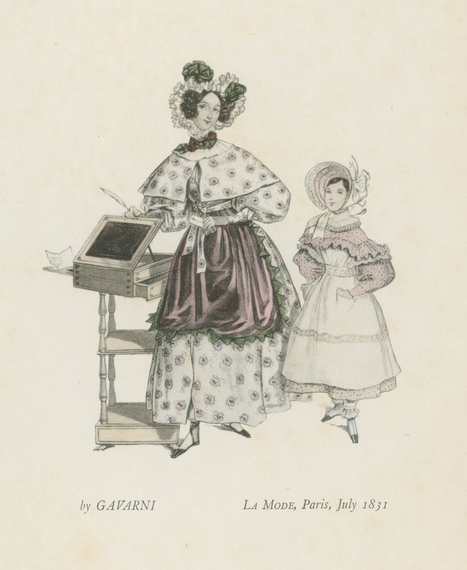 La Mode, Paris, juillet 1831 - French School