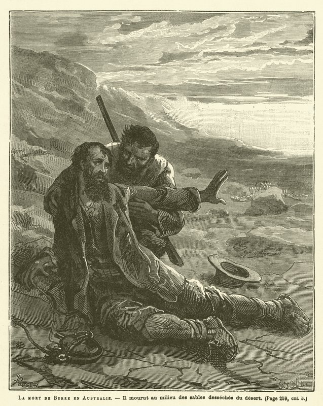 La Mort De Burke En Australie - French School