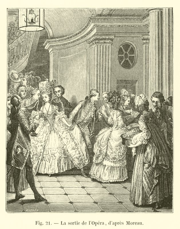La sortie de l