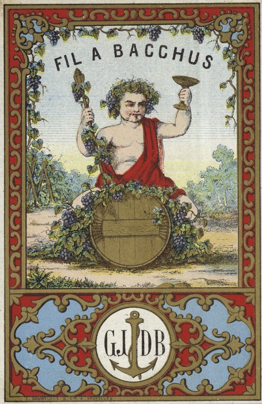 Étiquette pour Fil à Bacchus - French School