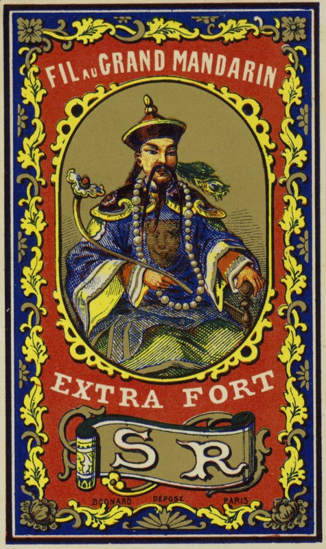 Étiquette pour fil de grands mandarins - French School